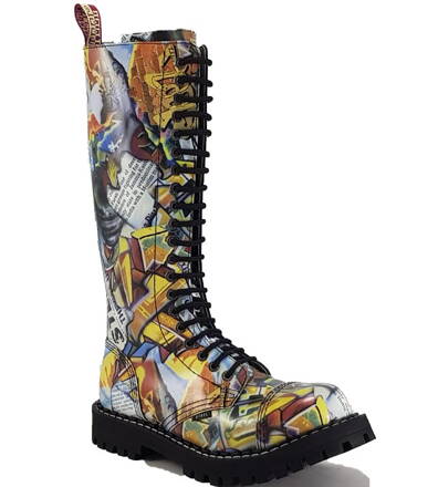 Botas Steel 20 Ojales Graffiti