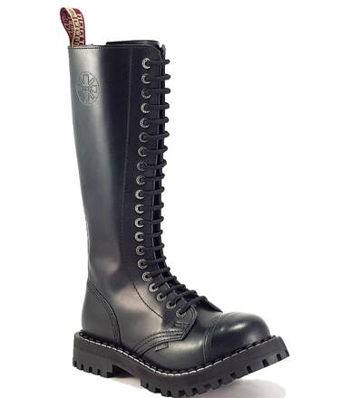 Botas Steel 20 Ojales Verde Envejecido
